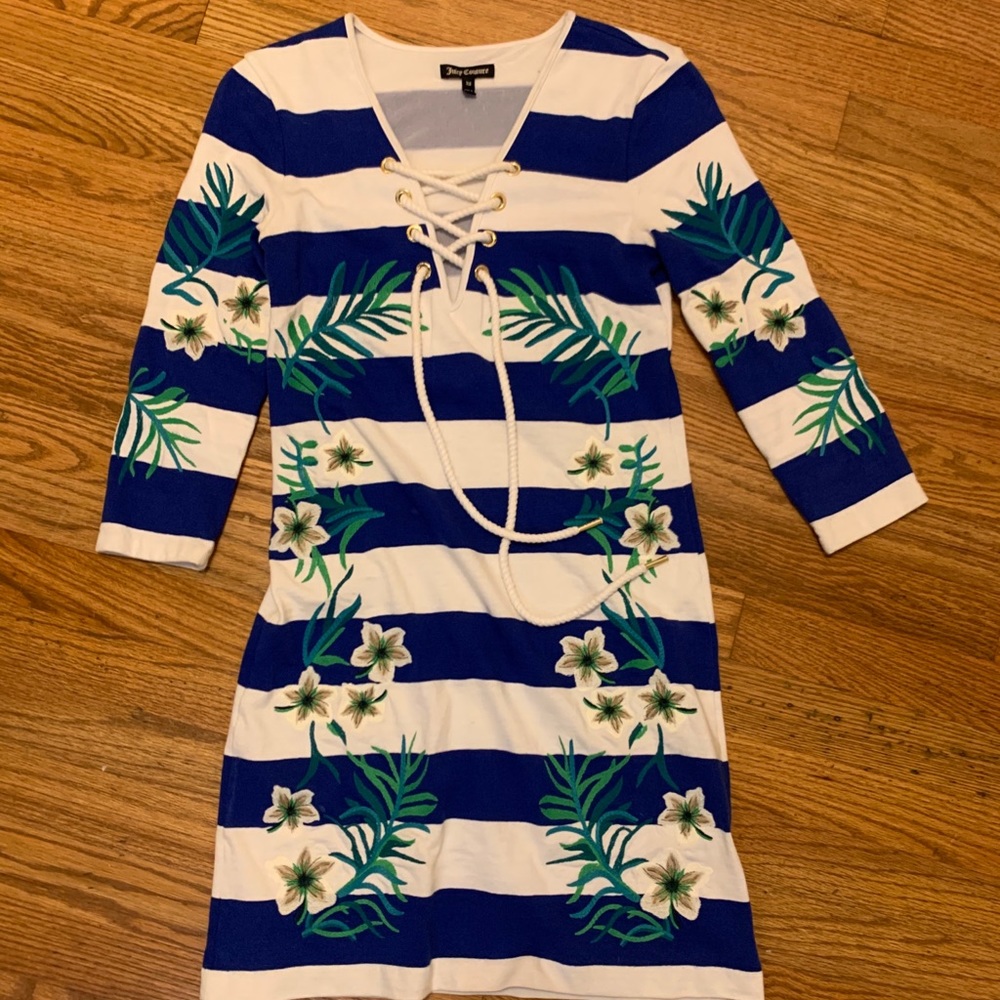 Juicy couture dress with embroidery detail